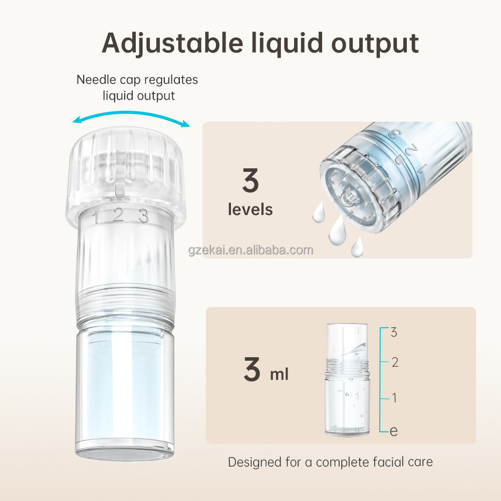 Hydra Pen H3-Kartusche mit 3-ml-Reservoir und drei Flüssigkeitsausgabeeinstellungen